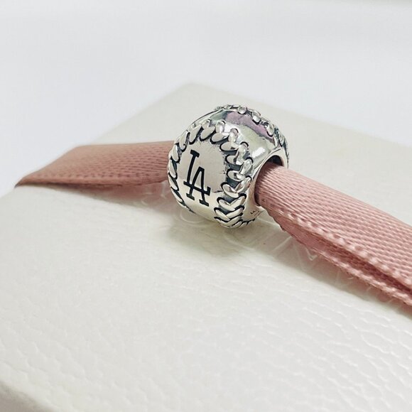 Pandora Los Angeles Dodgers Baseball Charm - Picture 1 of 4
